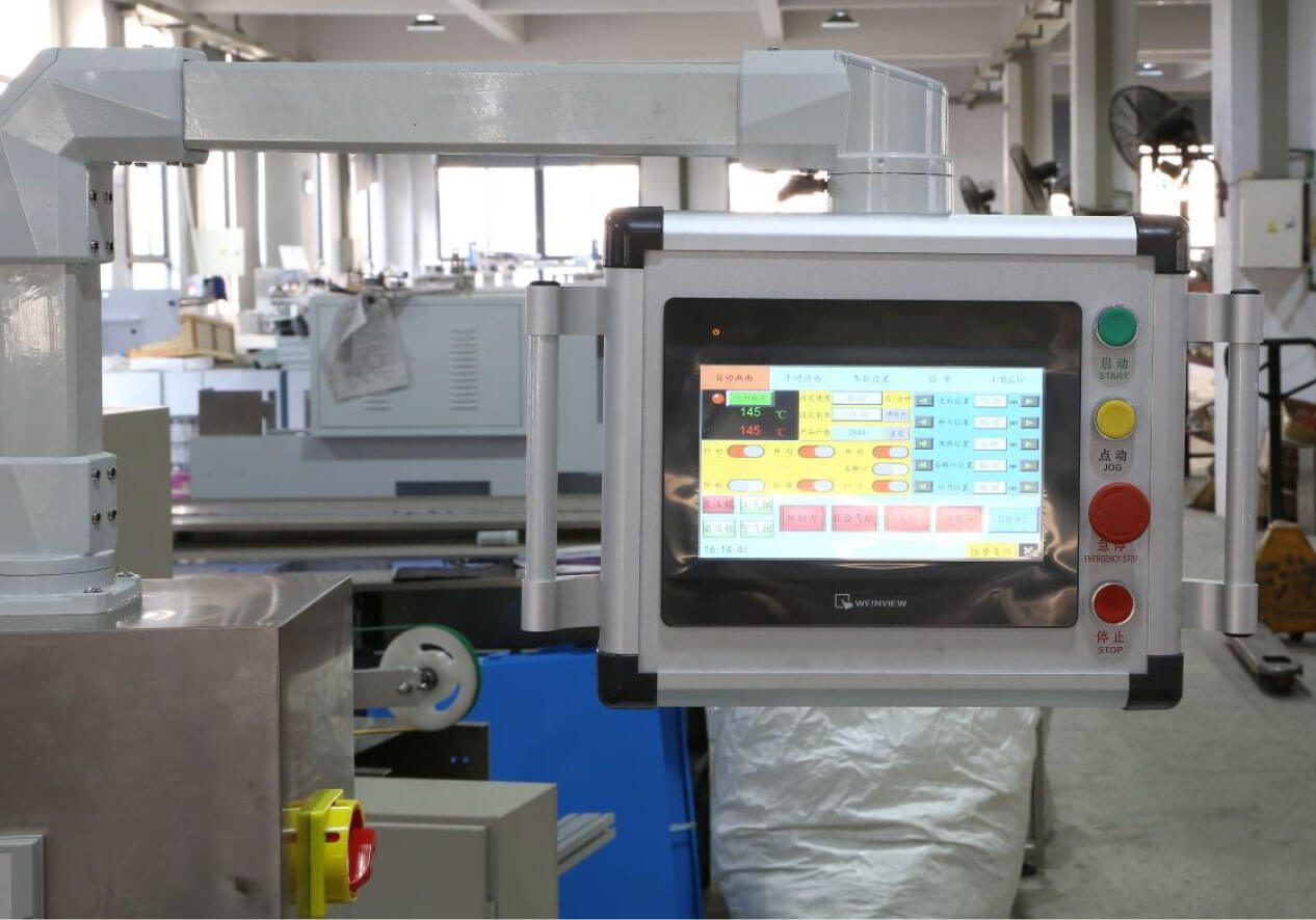 4 Side Seal Packaging Machine Touch Screen